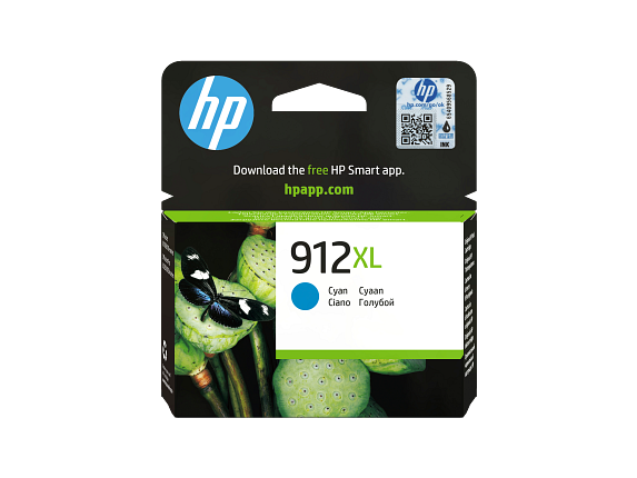 HP 912XL Cyan High-Yield Original Ink Cartridge (3YL81A) – For HP OfficeJet 8010, 8012, 8020, 8022, 8023, 8025, and 8030 Series Printers